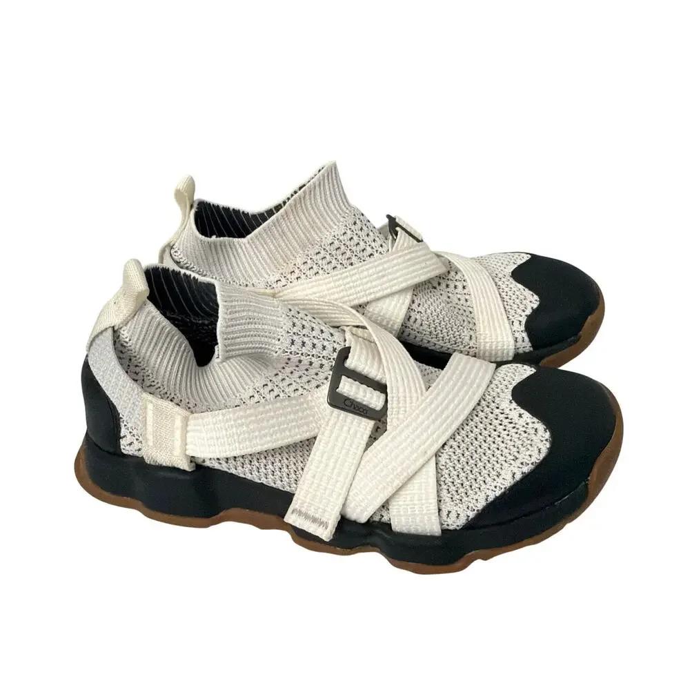 Chaco Z/Ronin Shoes Women's Size 7 White Black Sport Hiking Trail Comfort